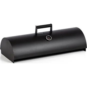 Zahradní gril DM Grill Poklop s teploměrem na mangal Classic GR027 (DM GRILLGR027 Poklop s vestavěným teploměrem na mangal gril na dřevěné uhlí pro přípravu špízů)