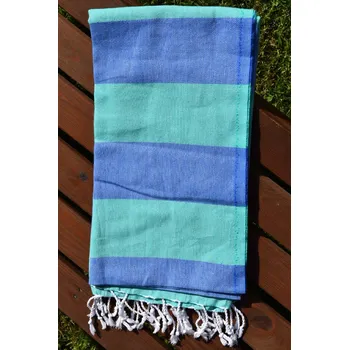 Peshtemal osuška Marmaris Zelená - Modrá