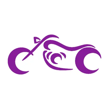 Polep vozidla SAMOLEPKA Motorka 057 levá obrys (14 - fialová) NA AUTO, NÁLEPKA, FÓLIE, POLEP, TUNING, VLASTNÍ TEXT, TISK, AUTOSAMOLEPKY.cz, POLEPY, OBRÁZEK, LOGO, SAMOLEPKY