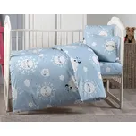 Brotex Bavlněné dětské povlečení do malé postýlky 90x135, 45x60 cm sen modrý Zapínání: zipový uzávěr