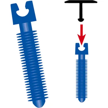 Hmoždinka Küberit T- hmoždinka pro ohýbací profily T 290, 291, 293