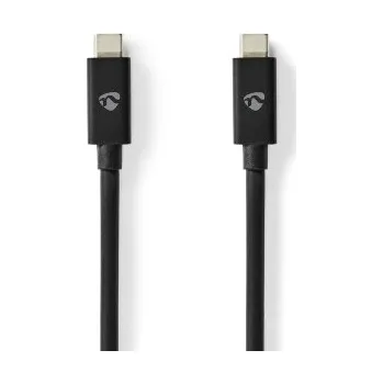 Mobilní telefon USB kabel | USB 4.0 Gen 3x2 | USB-C™ Zástrčka | USB-C™ Zástrčka | 240 W | 8K@60Hz | 40 Gbps | Poniklované | 1.00 m | Kulatý | PVC