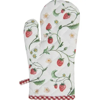 Utěrka Bavlněná chňapka s motivem lesních jahod Wild Strawberries – 18x30 cm