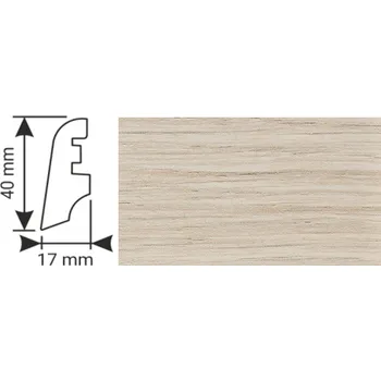 Podlahová lišta K - Produkt K-Produkt lišta KP40 13118 Dub sněhový