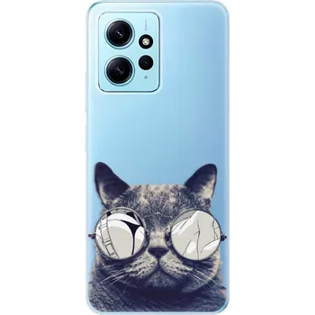 Pouzdro na mobilní telefon Odolné silikonové pouzdro iSaprio - Crazy Cat 01 - Xiaomi Redmi Note 12 5G