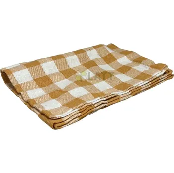 Utěrka KARIN Kuchyňská utěrka mřížka 50x70 cm žlutá