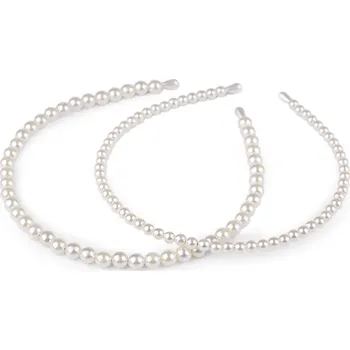 Čelenka Vlasová čelenka s perličkami 8000685