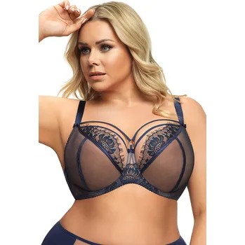 Podprsenka Gorsenia K496 Paradise barva: tmavě modrá 70E