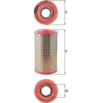 Filtr do auta Vzduchový filtr MAHLE LX 4574