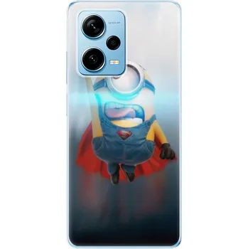 Pouzdro na mobilní telefon Odolné silikonové pouzdro iSaprio - Mimons Superman 02 - Xiaomi Redmi Note 12 Pro+ 5G