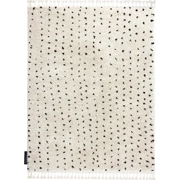 Koberec Kusový koberec Berber Syla B752 dots cream, 120x170, bílá, kancelář, Dywany Łuszczów - 1 rok na vrácení + DOPRAVA ZDARMA k Vám i zpět
