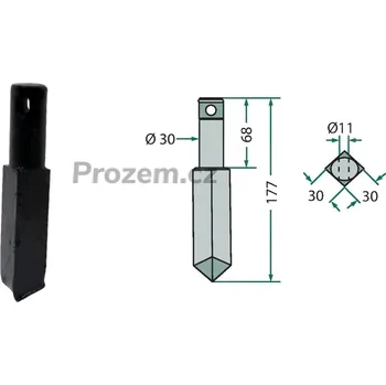 Fréza Frézovací rotační nůž pro Celli, -/11/177 mm