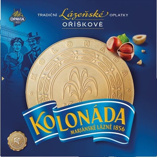 Opavia Tradiční lázeňské oplatky oříškové 175g