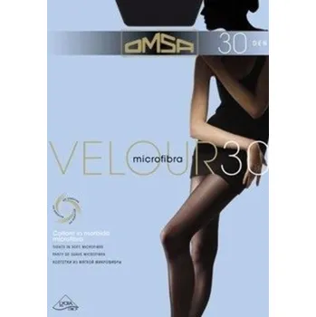 Dámské punčochy Dámské punčochové kalhoty VELOUR 30 - OMSA nero 2