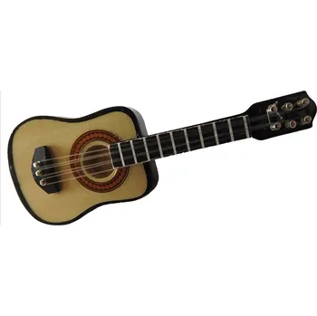 Brož Brož dřevěná hnědá AKUSTICKÁ KYTARA