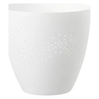 Svícen Räder SNOWLIGHTS bílý porcelánový svícen