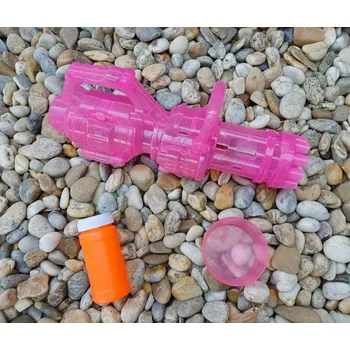 Bublinková pistole bublifuk 13 bubble blaster - růžová