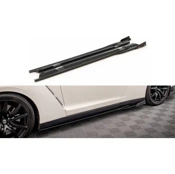 Difuzory na boční lišty + Klapky Nissan GTR R35 Facelift