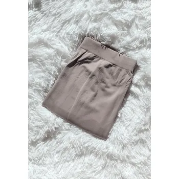 Dámské legíny Těhotenské legíny Annes Bella Mama 3/4 • S/M • světle kakaová • punčochové legíny 90 DEN