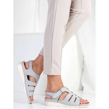 Dámské sandále KOKA Shoes fashion Sandály na klínku KH-1101L.G Velikost: 37