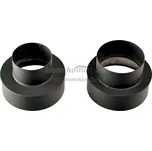 KOVO - černá přechodka pro kouřovod o průměru 150 mm - 150 na 140 mm