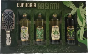 Absinth Hill's Liquere Euphoria Absinth mini set 70 % 4x 0,05 l