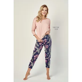 Dámské pyžamo Taro pyžamo dámské Vivian 3000 - růžová, M (Dámské pyžamo Taro)
