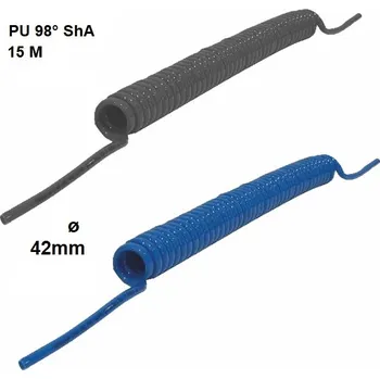 Zahradní hadice ZEC 4/6 PU HADICE KR6 - BLUE 4/6 - 15 metrů, modrá (-20/+60°C) prům. 42 mm