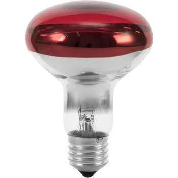 Žárovka Omnilux Halogenová žárovka E27 60W 230V 330lm červená