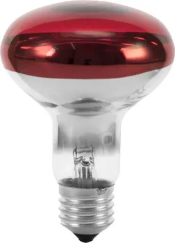 Žárovka Omnilux Halogenová žárovka E27 60W 230V 330lm červená
