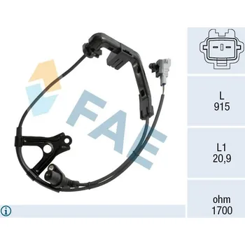 Přislušenství brzdového systému Snímač, počet otáček kol FAE 78578