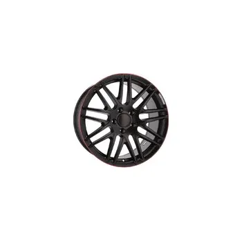 Disk Racing Line 8102 MER 9,5x20 5x130 ET50.00 černá matná + červený límec