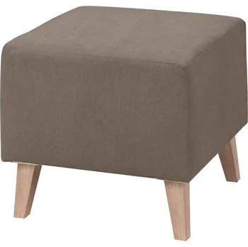 Taburet Taburet OVIEDO | 51x51 cm | bez úložného prostoru | hnědá