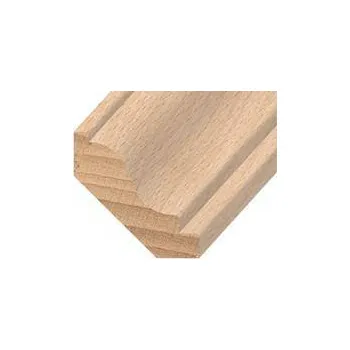 soklová lišta NOVÁK Podlahová - soklová lišta 25x25 buk pařený surový FK S7 BK