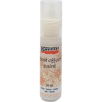 Speciální výtvarná barva Satinovací frost efekt barva PENTART 20ml - bílá perleť