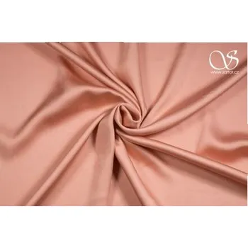 Lyocell satén, broskvový, sartor.cz