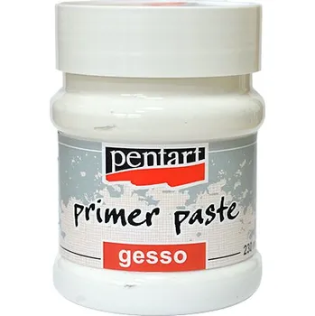 Výtvarná barva Podkladová pasta PENTART - 230ml bílá - GESSO