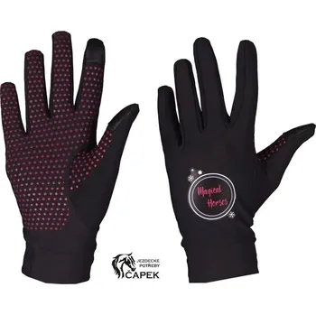 Rukavice Red Horse -MAGICAL HORSES- - Tmavě modrá - L