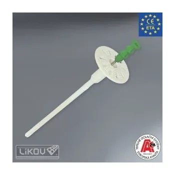 Hmoždinka LIKOV Fasádní hmoždinka WKRET-MET ® - WKTHERM S 8 s kovovým šroubem délka 155mm