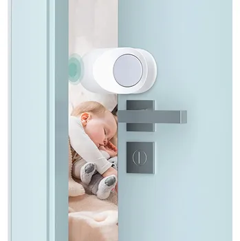 Dětská zábrana SIPO Dětská pojistka otočná na dveře 2 ks 3.7 x 3 cm bílá