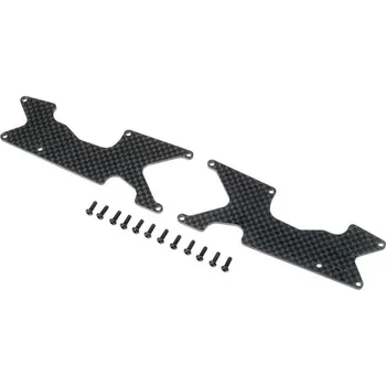 RC náhradní díl TLR vložky zadních ramen, uhlík: 8XT