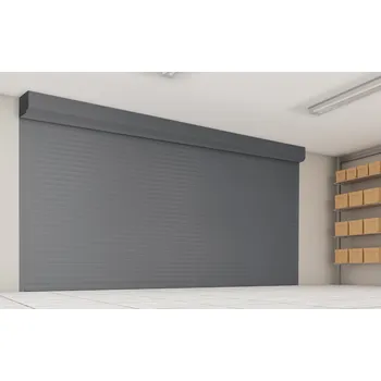 Garážová vrata Rolovací garážová vrata RH 77 - 9006_Šedá, š 2500 x v 2150 mm (Rozměr otvoru š 2500 x v 2150 mm)