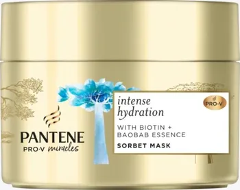 Vlasová regenerace Pantene Pro-V Miracles Intense Hydration Sorbet maska na vlasy 160 ml