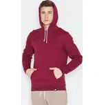 Pánská bavlněná mikina V006 VISENT Barva: Bordová, Velikost: S