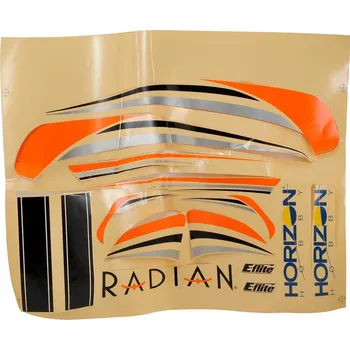 RC model E-flite samolepky: Radian