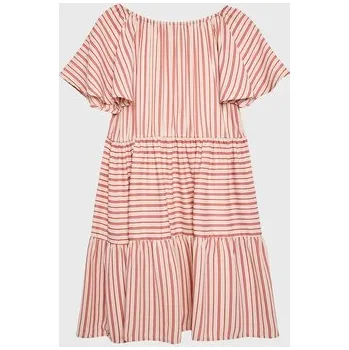 Dámské šaty United Colors Of Benetton Letní šaty 4UCTCV014 Růžová Regular Fit 170