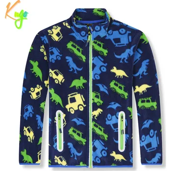 Chlapecká mikina Chlapecká flísová mikina - KUGO FM9711, tmavě modrá Barva: Modrá tmavě, Velikost: 98