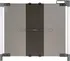 Dětská zábrana Reer ClearVision plexi 74-100 cm