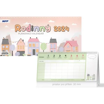 Kalendář MFP Rodinný stolní plánovací kalendář 2024