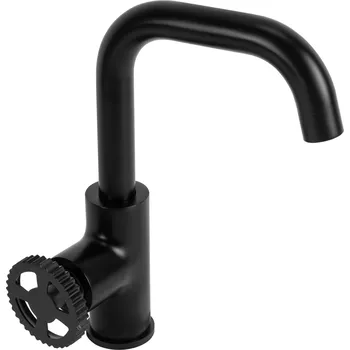 Vodovodní baterie Umyvadlová baterie REA VERTIGO SIDE černá mat